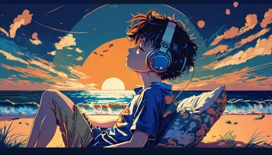 Lofi Music Anime Graphics Wallpapers – DiffusionArt.co