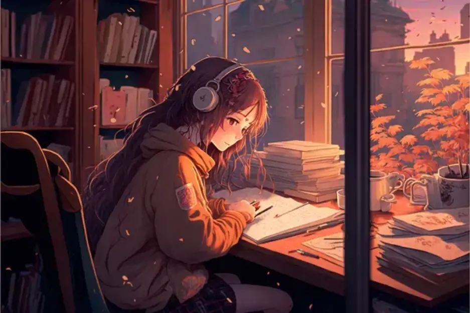 LoFi Anime Girl by mocarg 