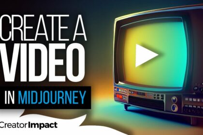 Create an AI Art progress video using Midjourney (–video prompt code)