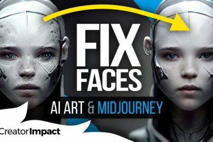 How to FIX FACES from Midjourney & AI Art Platforms