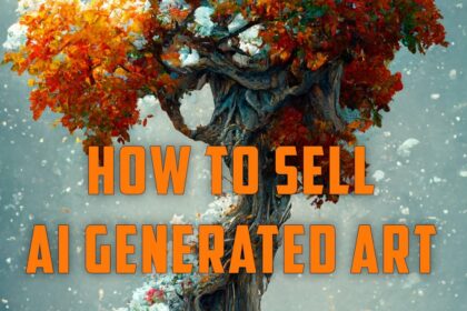 How to sell AI generated art.